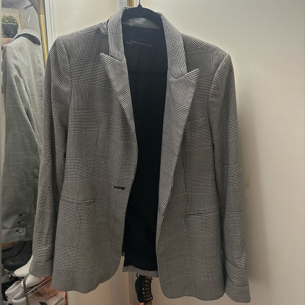 Plaid Zara Blazer